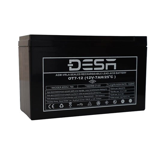 12V 7Ah Kuru Akü