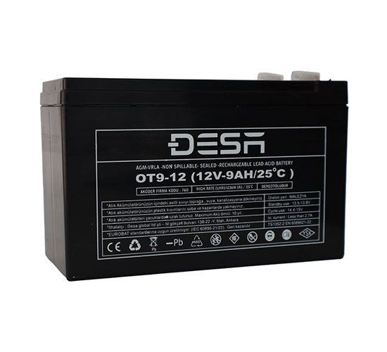 12V 9Ah Kuru Akü
