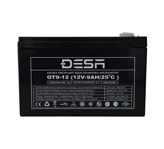 12V 9Ah Kuru Akü