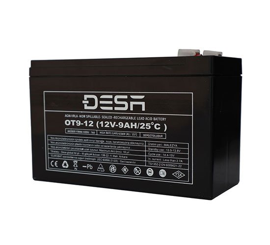 12V 9Ah Kuru Akü