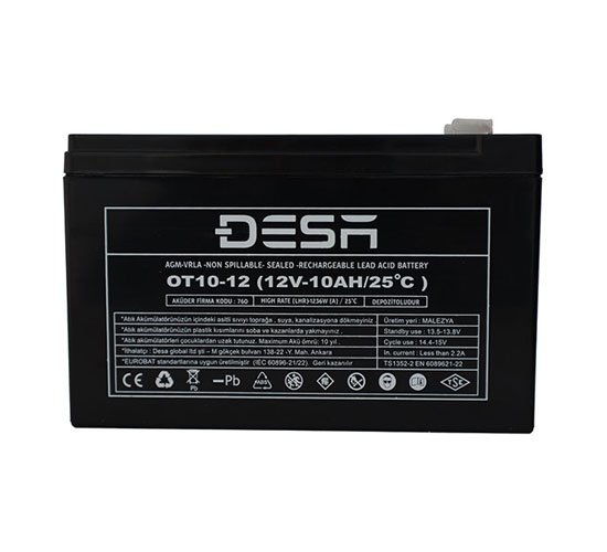 12V 10Ah Kuru Akü