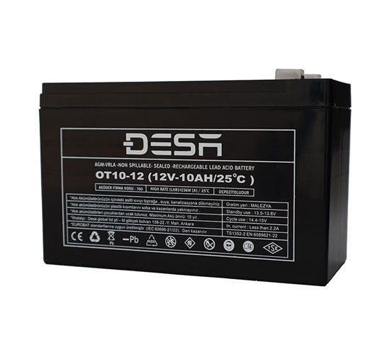 12V 10Ah Kuru Akü