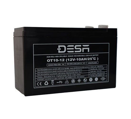 12V 10Ah Kuru Akü