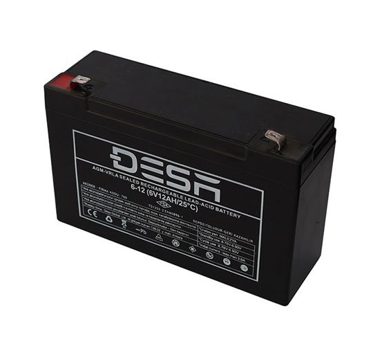 6V 12AH Kuru Akü